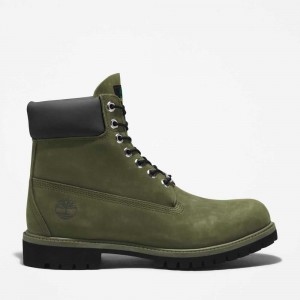 Timberland Premium 6 Inch Verzi Inchis | SN-TBL45822